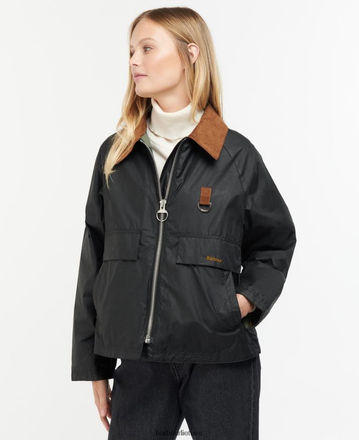 apranga Barbour eddleston vaškuota striukė archyvas alyvuogių/senovinis moterys 6F6D801383