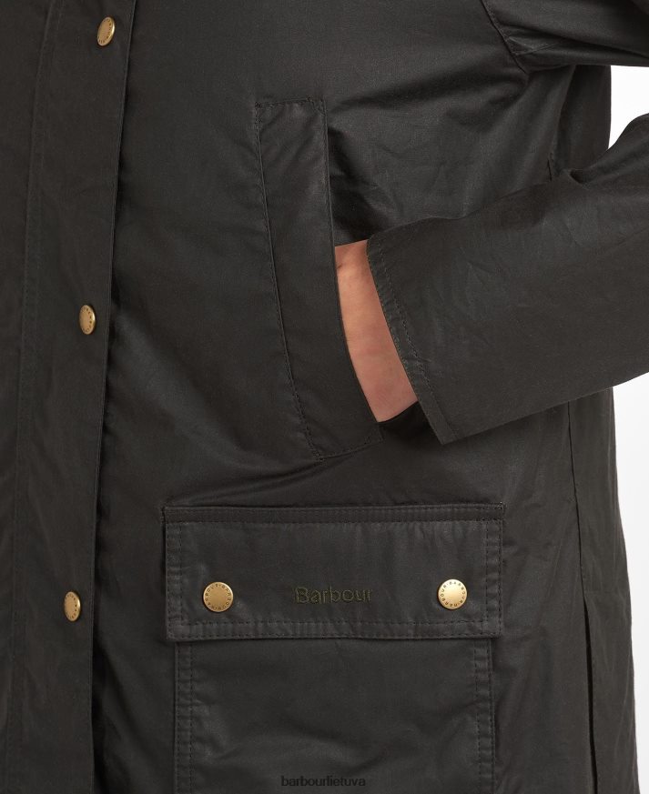 apranga Barbour lengva gilės vaško striukė tamsiai alyvuogių moterys 6F6D801393