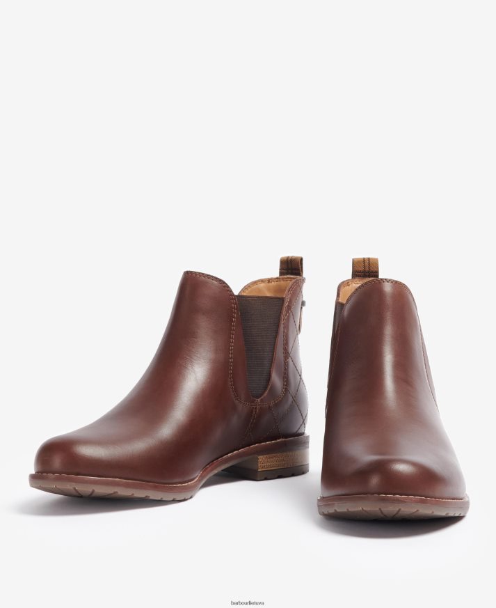 avalynė Barbour Camelijos deimantais dygsniuoti chelsea batai klasikinis juodas moterys 6F6D802087