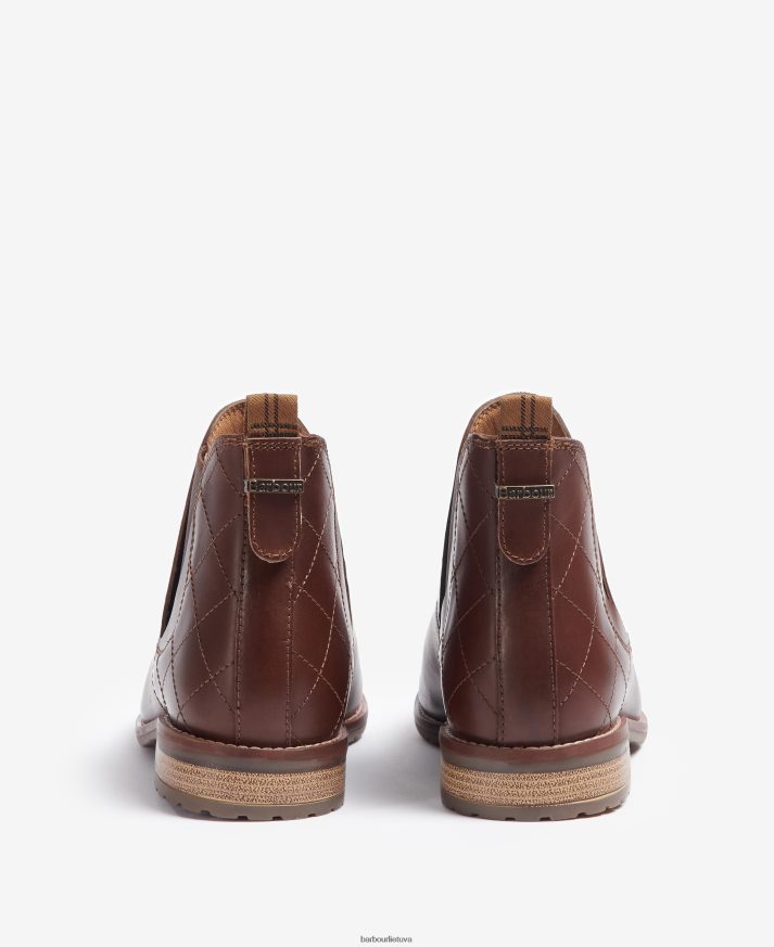 avalynė Barbour Camelijos deimantais dygsniuoti chelsea batai klasikinis juodas moterys 6F6D802087