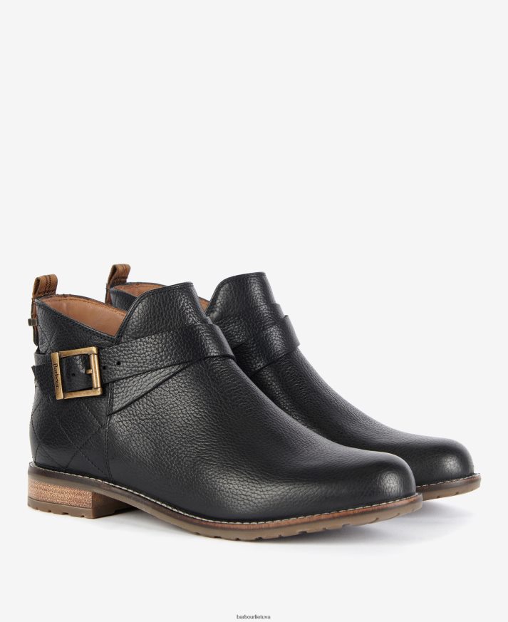 avalynė Barbour Darlene diržiniai batai klasikinis juodas moterys 6F6D802078