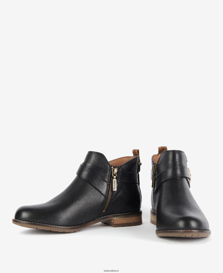 avalynė Barbour Darlene diržiniai batai klasikinis juodas moterys 6F6D802078