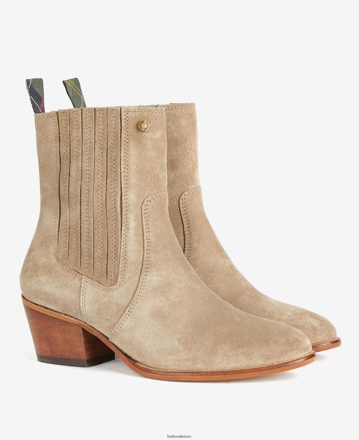 avalynė Barbour Prue vakarietiški chelsea batai taupe moterys 6F6D802075