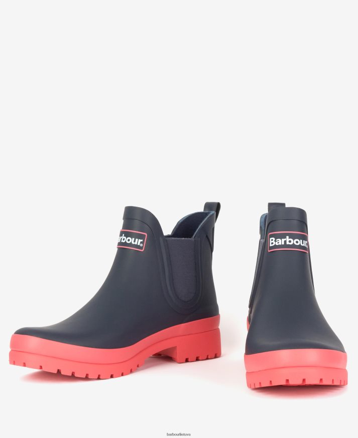 avalynė Barbour dedešvos velingtonai tamsiai / rožinis punšas moterys 6F6D802174