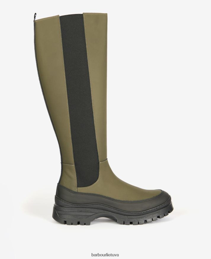 avalynė Barbour podiumo batai tamsus chaki moterys 6F6D802063