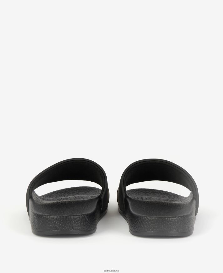 avalynė Barbour logotipo slankikliai klasikinis juodas moterys 6F6D802108