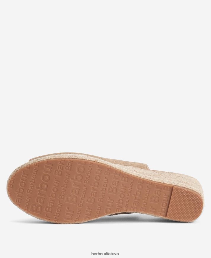 avalynė Barbour nadia peep-toe espadrilės pleištai konjako moterys 6F6D802090