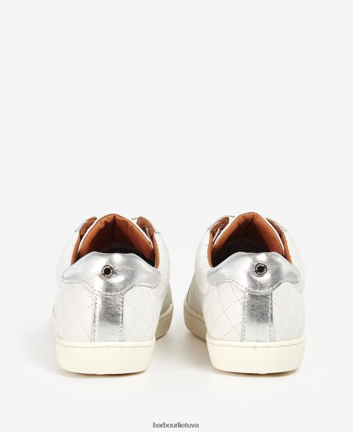 avalynė Barbour cosmo treniruokliai sidabrinė metalinė oda moterys 6F6D802130