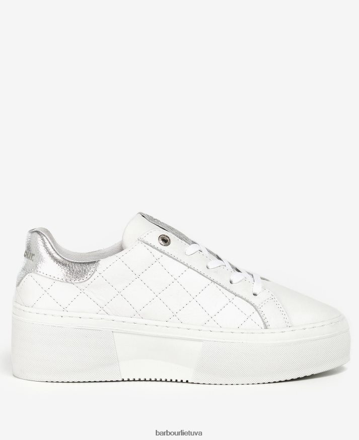 avalynė Barbour darla treniruokliai baltas/sidabrinis bijūnas moterys 6F6D802125