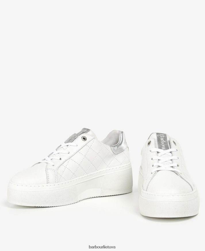 avalynė Barbour darla treniruokliai baltas/sidabrinis bijūnas moterys 6F6D802125