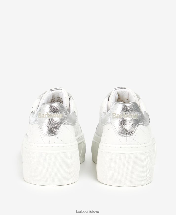 avalynė Barbour darla treniruokliai baltas/sidabrinis bijūnas moterys 6F6D802125