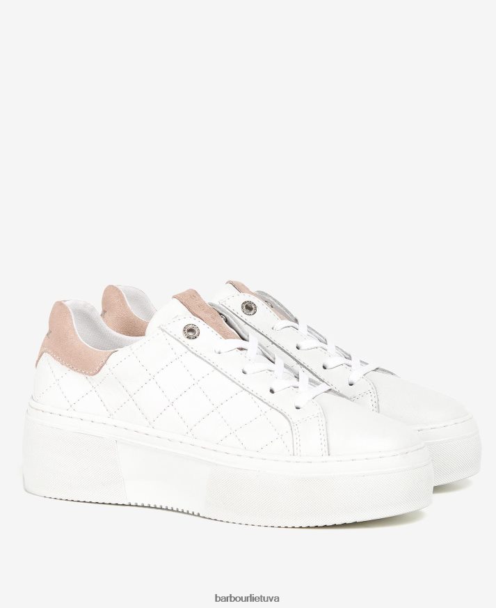 avalynė Barbour darla treniruokliai baltas/sidabrinis bijūnas moterys 6F6D802126