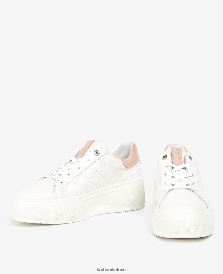 avalynė Barbour darla treniruokliai baltas/sidabrinis bijūnas moterys 6F6D802126