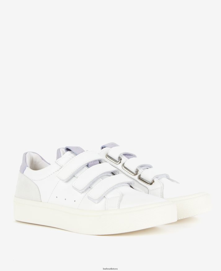 avalynė Barbour georgie trigubo dirželio treniruokliai balta/levanda moterys 6F6D802127