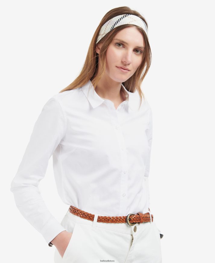 priedai Barbour Stanton languotas kvadratinis šalikas tranšėjos / laivynas moterys 6F6D802462