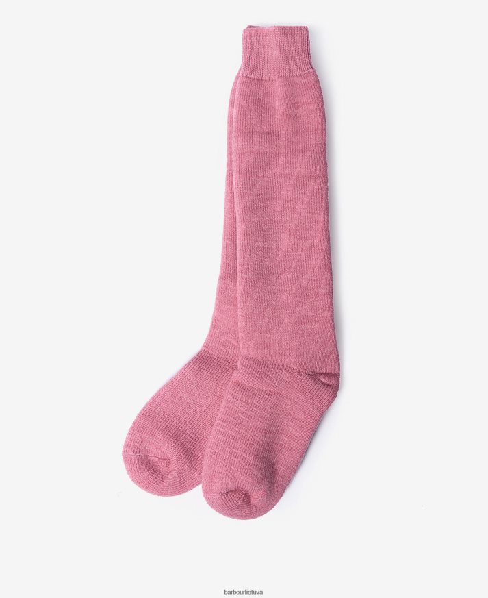 priedai Barbour Wellington kelių kojinės aviečių moterys 6F6D802465