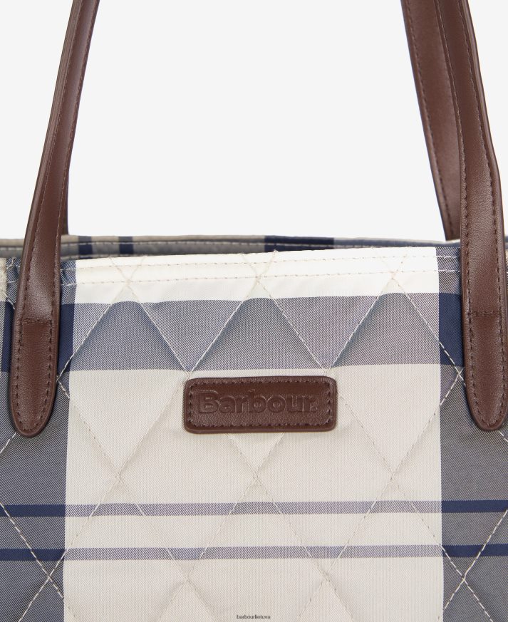 priedai Barbour Wetherham dygsniuotas krepšys klasikinis tartanas moterys 6F6D802389