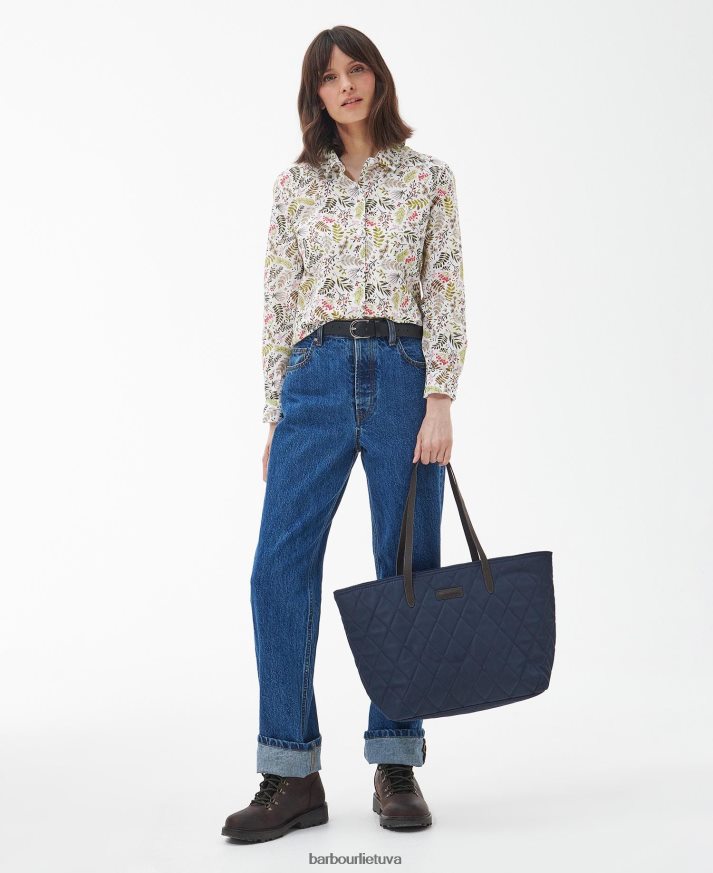 priedai Barbour Witford dygsniuotas krepšys klasikinis tartanas moterys 6F6D802395