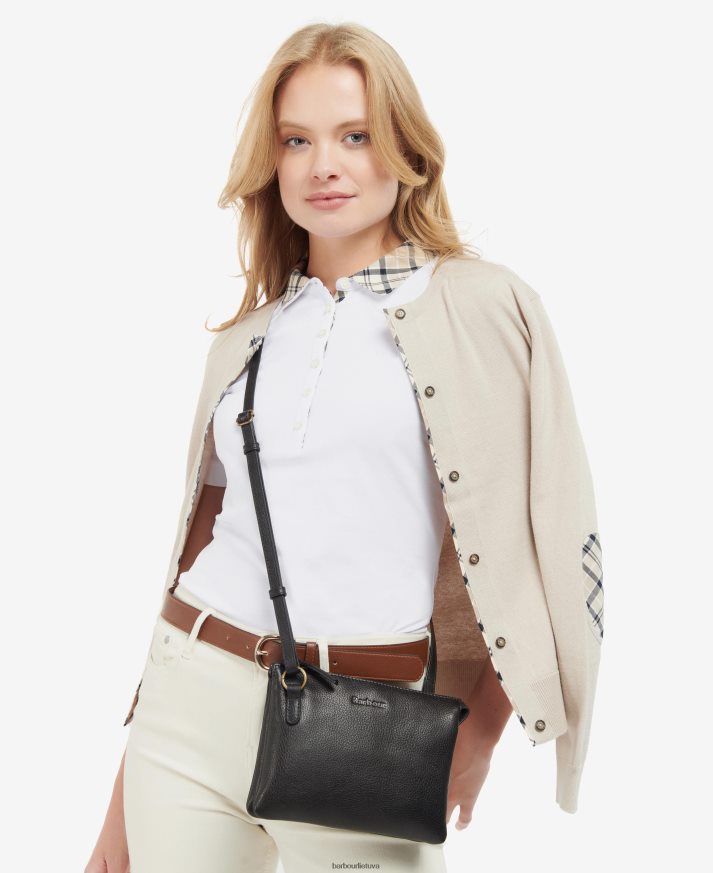 priedai Barbour „lochy“ odinis „crossbody“ krepšys klasikinė ruda moterys 6F6D802388