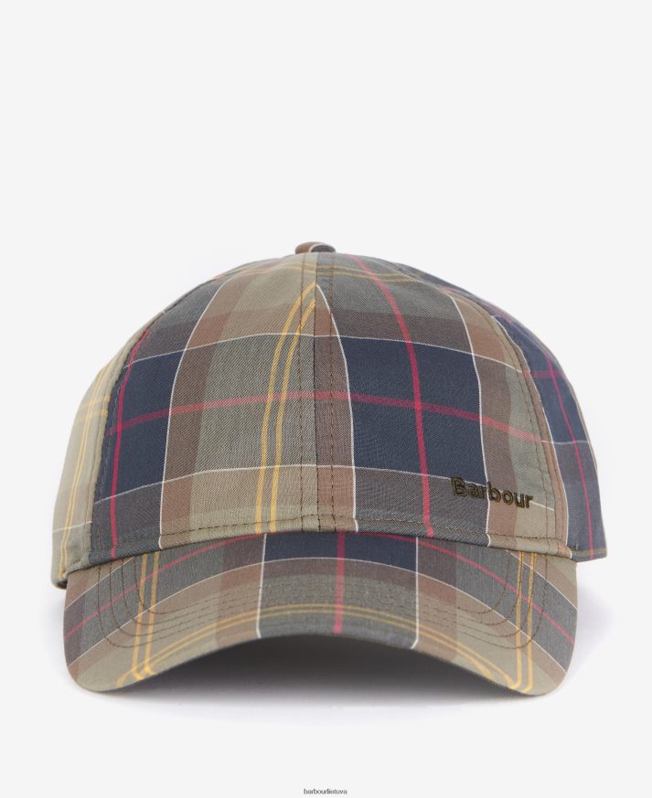 priedai Barbour rožinė tartan sportinė kepurė tranšėjos / laivynas moterys 6F6D802438