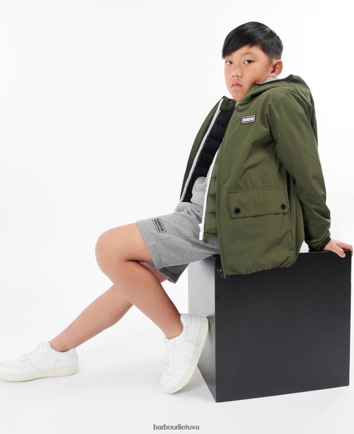 apranga Barbour Kenetic dušui atspari striukė klasikinis juodas berniukai 6F6D802498