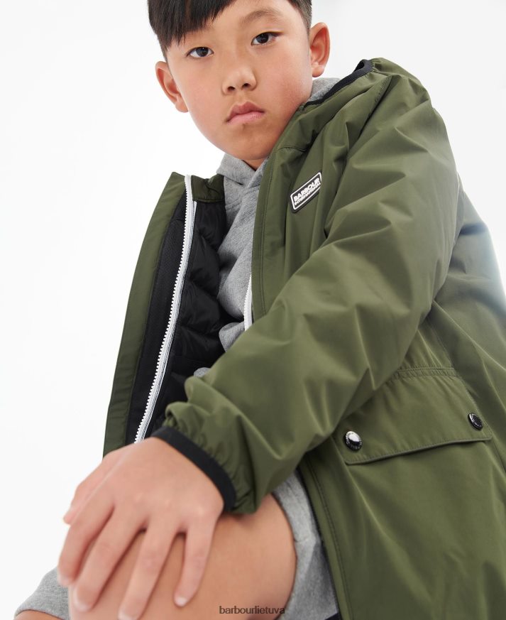 apranga Barbour Kenetic dušui atspari striukė klasikinis juodas berniukai 6F6D802498