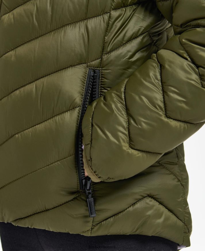 apranga Barbour Cosford dygsniuotas švarkas cerise / cerise terrazzo mergaites 6F6D802548