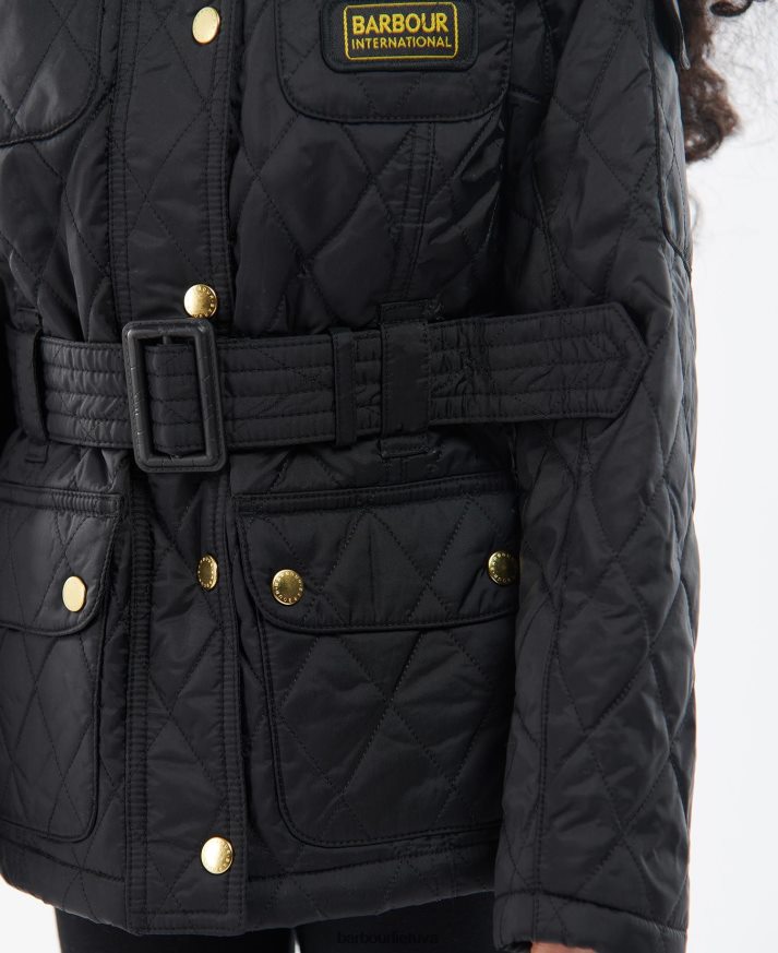 apranga Barbour dygsniuota striukė su sklandytuvu pelenų rožinė mergaites 6F6D802547