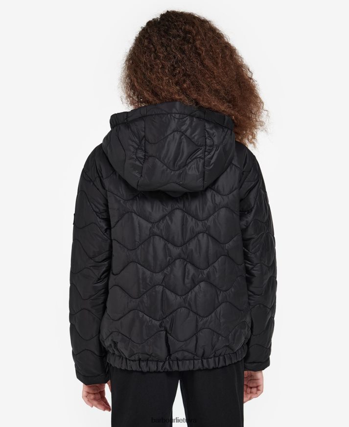 apranga Barbour fenway apverčiama dygsniuota striukė wisteria/palmer green mergaites 6F6D802550