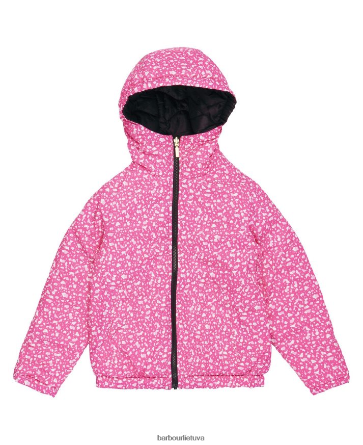 apranga Barbour fenway apverčiama dygsniuota striukė wisteria/palmer green mergaites 6F6D802550