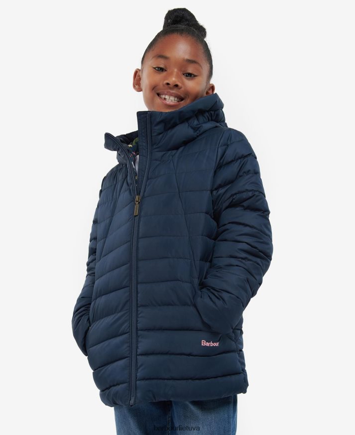 apranga Barbour koraline dygsniuotas švarkas rožinis punšas/retro gėlėtas mergaites 6F6D802545