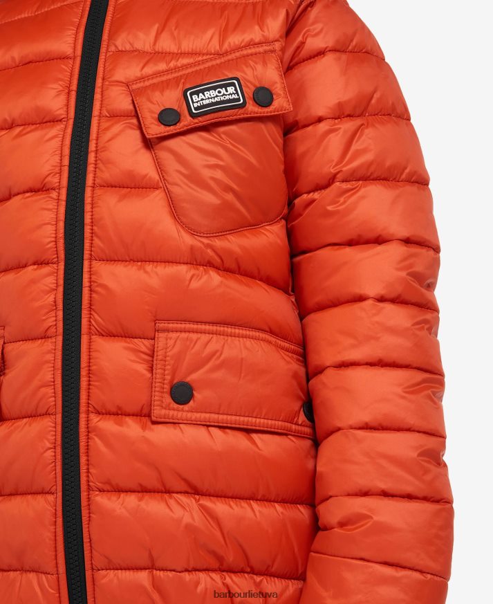 apranga Barbour ouston dygsniuota striukė su gobtuvu juoda/geltona berniukai 6F6D802477