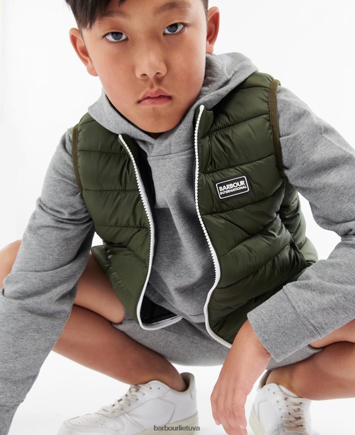 apranga Barbour nendrinė gilet juoda/geltona berniukai 6F6D802496