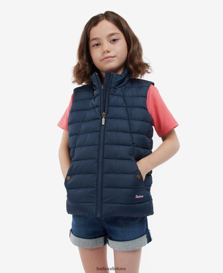 apranga Barbour yara gilet laivynas/navy multi dog mergaites 6F6D802552