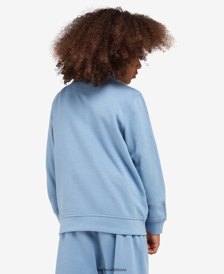 apranga Barbour gudrus megztinių ir šortų komplektas su pusiau užtrauktuku klasikinis juodas berniukai 6F6D802526