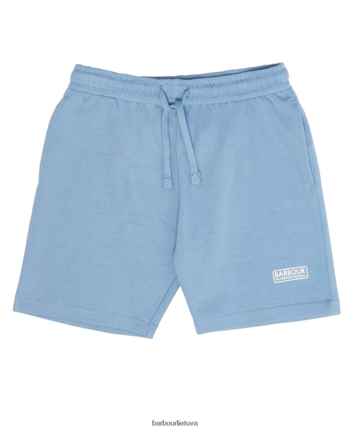 apranga Barbour gudrus megztinių ir šortų komplektas su pusiau užtrauktuku klasikinis juodas berniukai 6F6D802526