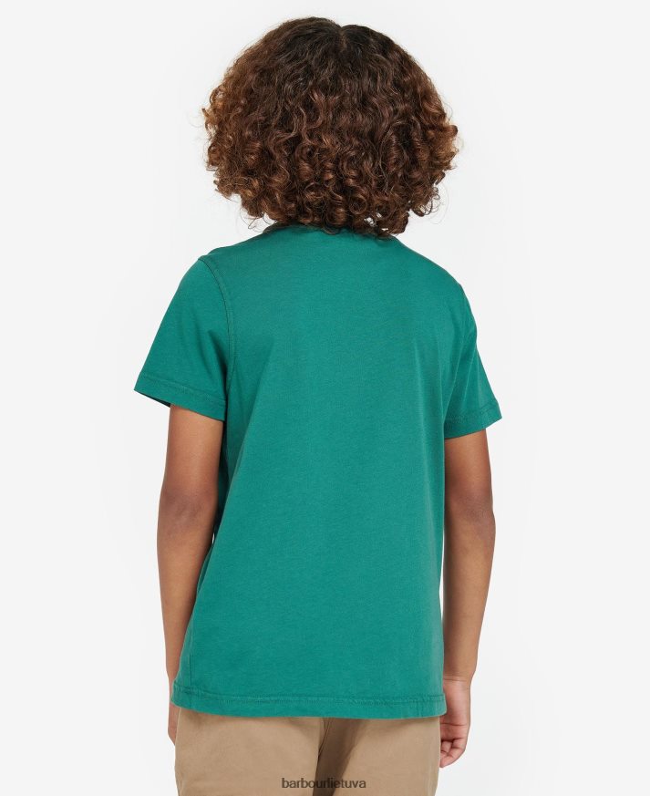 apranga Barbour georgie marškinėliai vynmedžio žalia berniukai 6F6D802516
