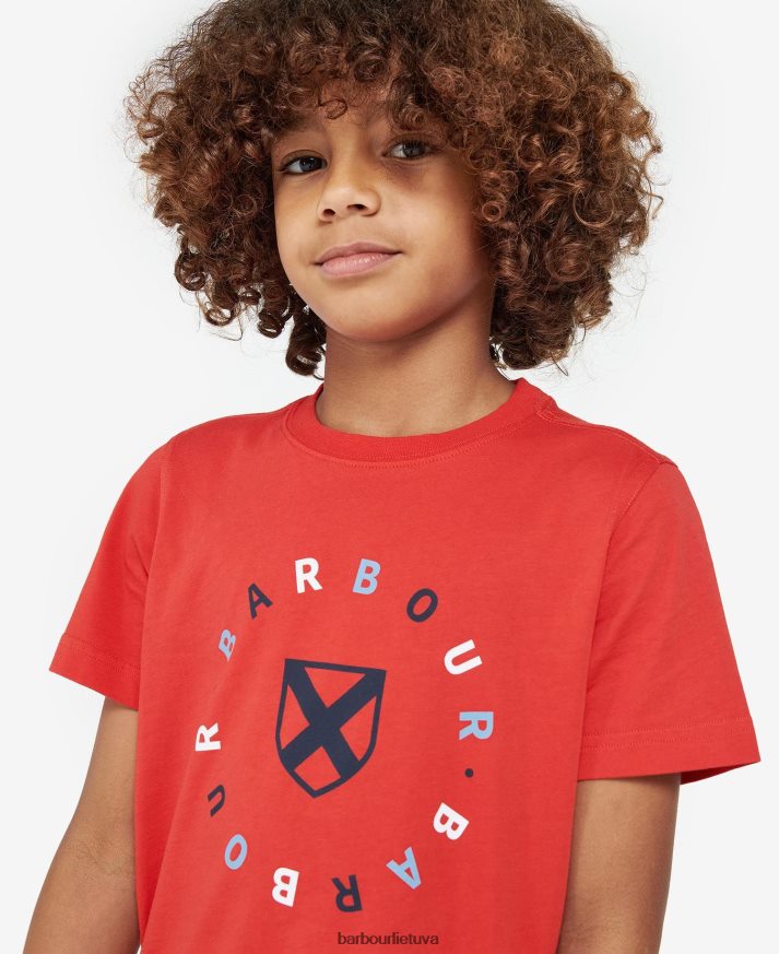 apranga Barbour georgie marškinėliai vynmedžio žalia berniukai 6F6D802523