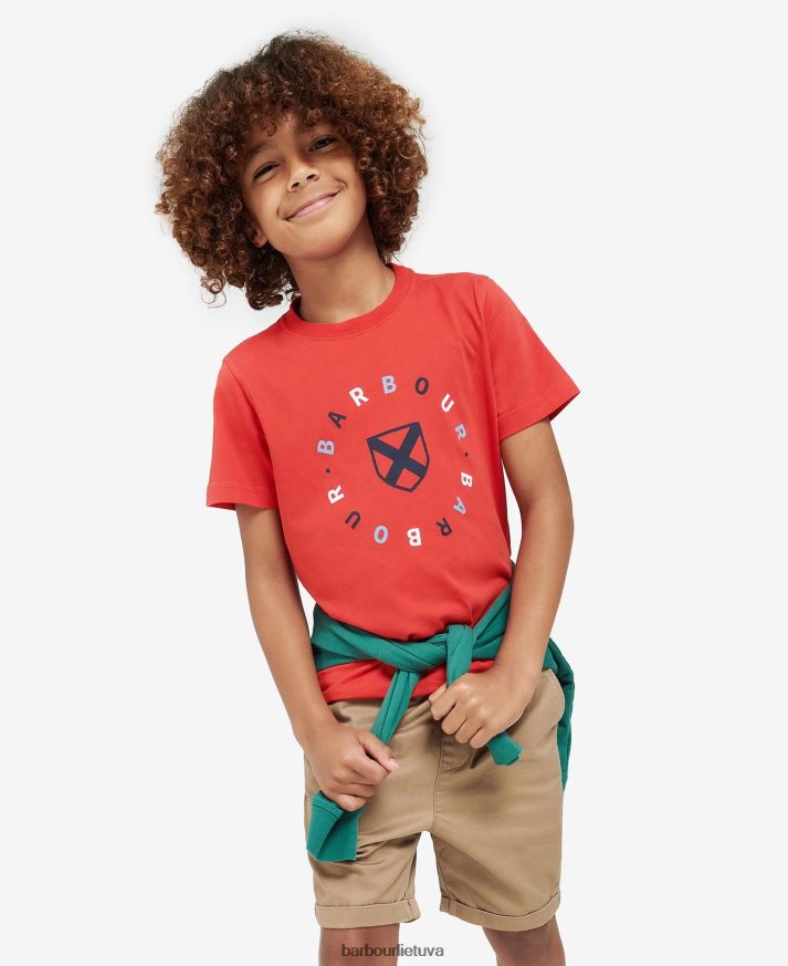 apranga Barbour georgie marškinėliai vynmedžio žalia berniukai 6F6D802523