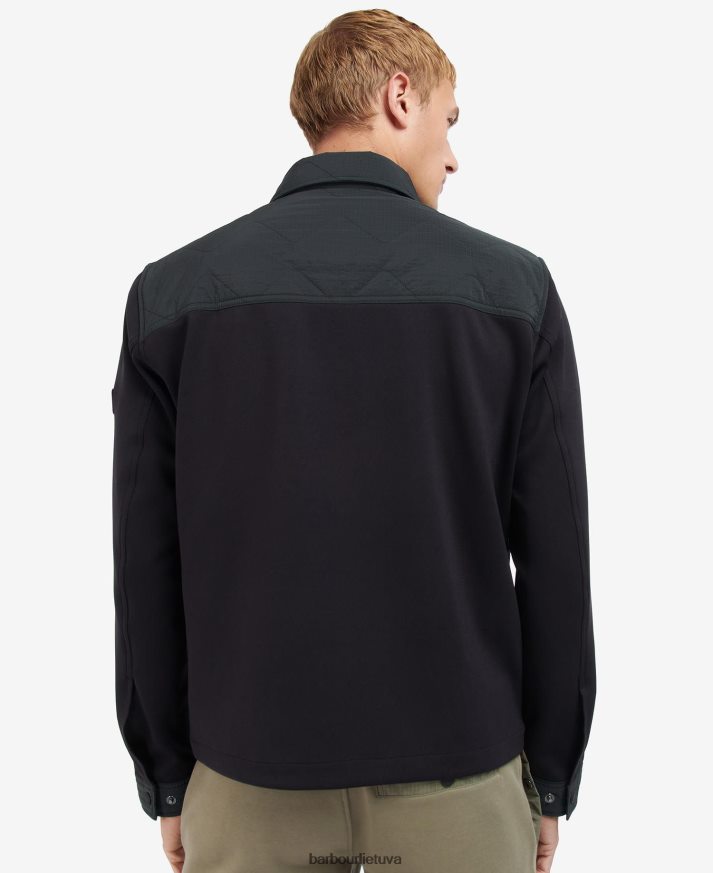 apranga Barbour Bradley dygsniuotų marškinių švarkas tamsus grybas vyrų 6F6D80132