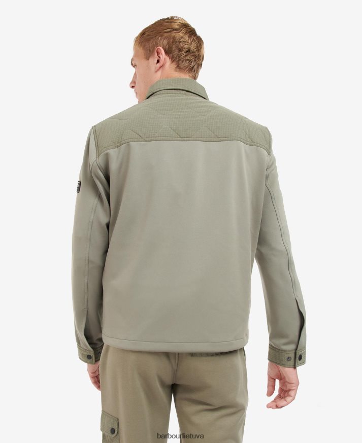 apranga Barbour Bradley dygsniuotų marškinių švarkas tamsus grybas vyrų 6F6D80143