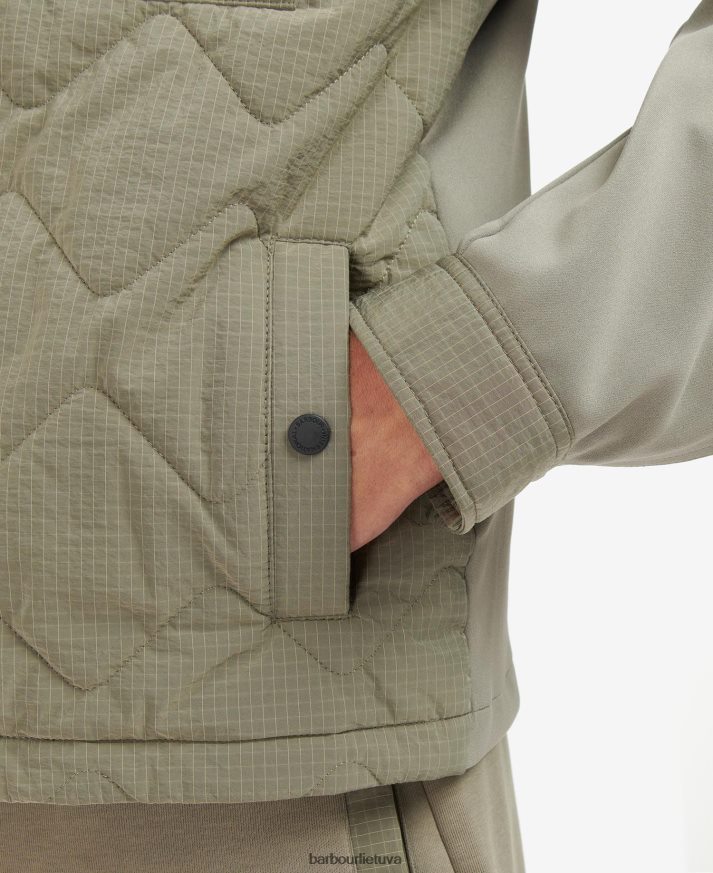 apranga Barbour Bradley dygsniuotų marškinių švarkas tamsus grybas vyrų 6F6D80143