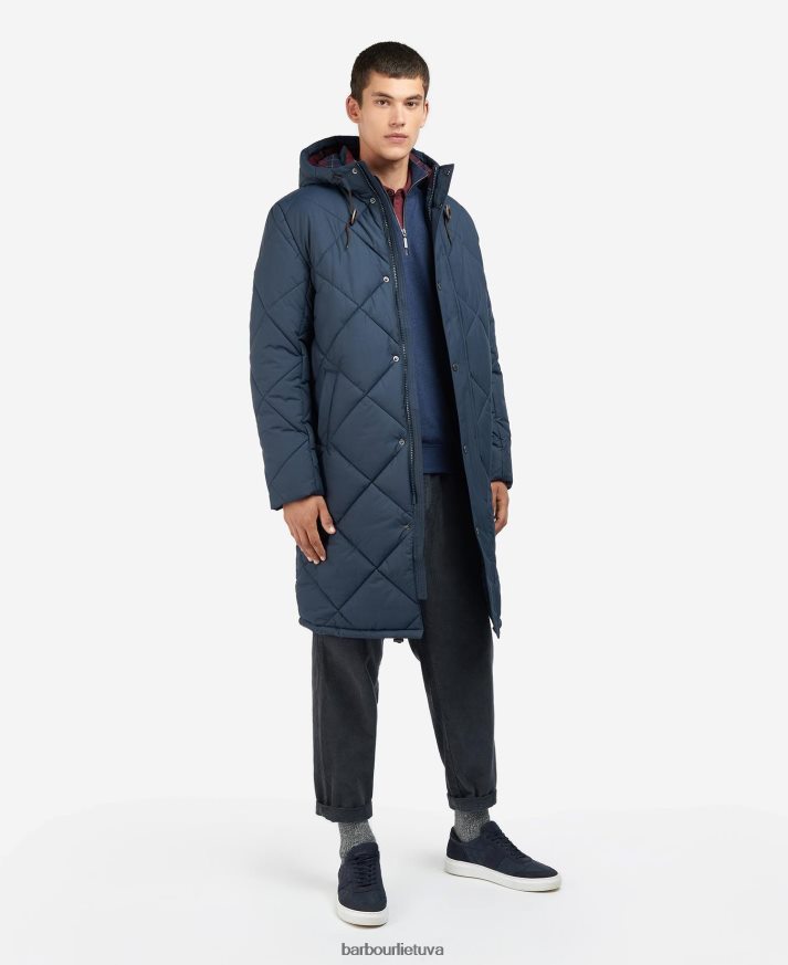 apranga Barbour Melbury dygsniuotas švarkas juodas/kordovas vyrų 6F6D80166