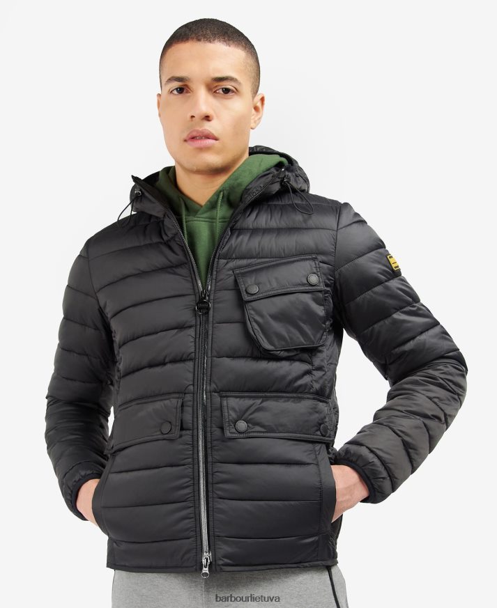 apranga Barbour Racer ouston dygsniuota striukė su gobtuvu šalavijas vyrų 6F6D80101