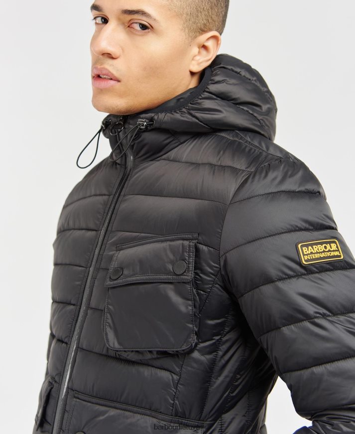 apranga Barbour Racer ouston dygsniuota striukė su gobtuvu šalavijas vyrų 6F6D80101