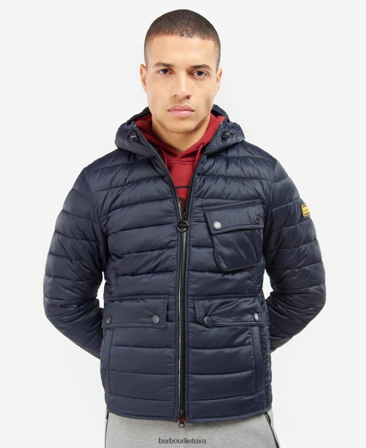 apranga Barbour Racer ouston dygsniuota striukė su gobtuvu šalavijas vyrų 6F6D80123