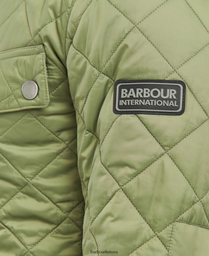 apranga Barbour Tourer ariel dygsniuotas švarkas lengvos samanos vyrų 6F6D80109