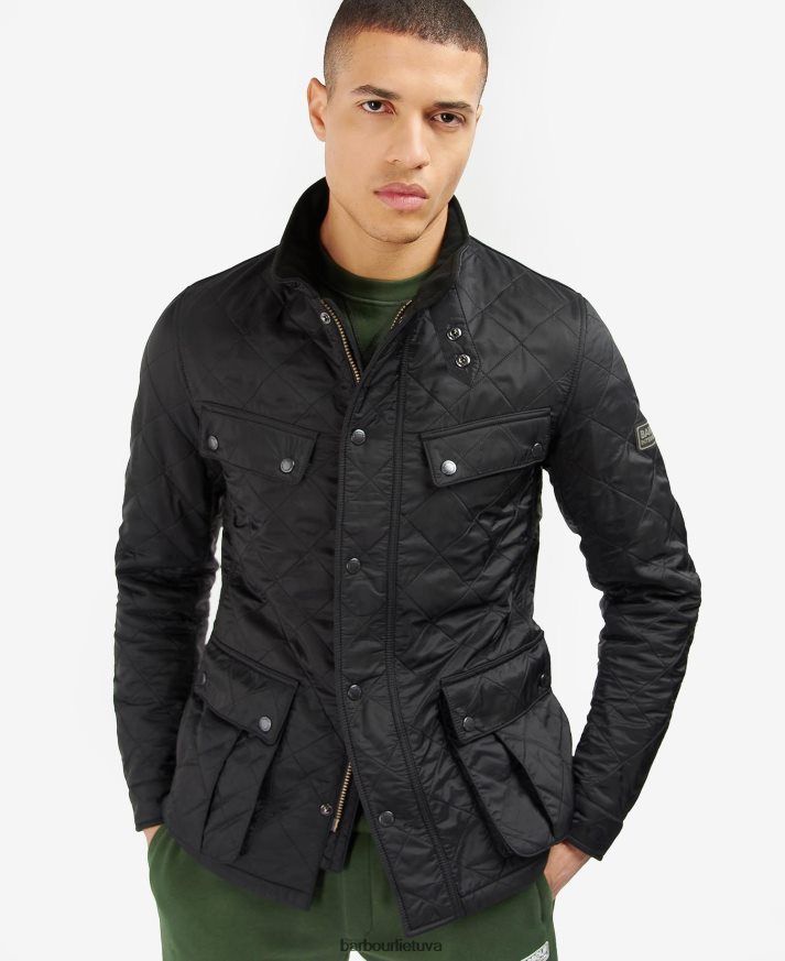 apranga Barbour Tourer ariel polar dygsniuotas švarkas anglis vyrų 6F6D80117