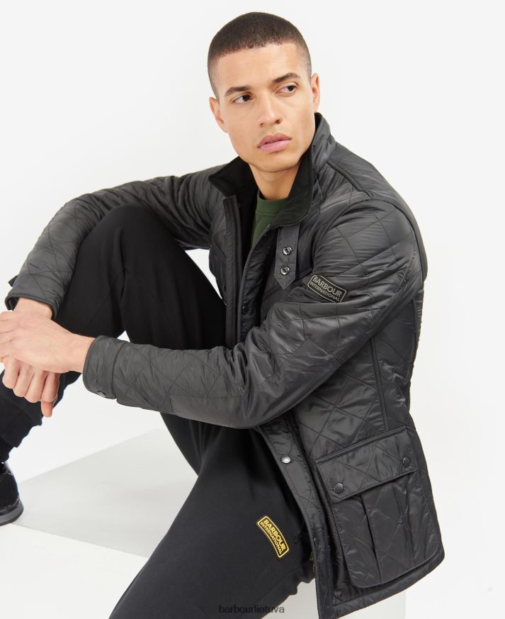 apranga Barbour Tourer ariel polar dygsniuotas švarkas anglis vyrų 6F6D8086