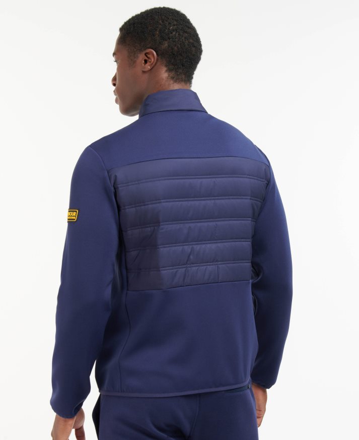 apranga Barbour Vinnie dygsniuotas megztinis rašalo mėlyna vyrų 6F6D80129